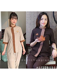 Đồ Lam Đi Chùa# Lãnh Tụ Phối Nữ # Đồ Bộ Nữ # Quần Áo Nữ