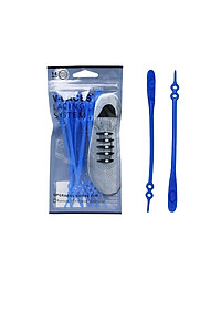 set 5 Bộ Dây Giày Cao Su Đàn Hồi Thắt BuộcThông Minh Sneaker V-Laces 14 Sợi 2 Nút Chỉnh Size Nam Nữ