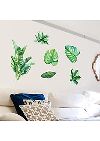 Decal dán tường lá cây SK9239
