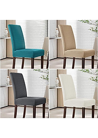 Vỏ Bọc Ghế Ngồi Bàn Ăn Co Giãn Dày Dặn Tiện Dụng Cho Gia Đình