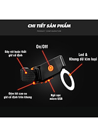 Đèn Đuôi Xe Đạp Cảnh Báo Phía Sau Cho Xe đạp Sạc Điện USB Chống Nước Trang Trí