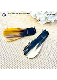 COMBO 2 chiếc Đón gót giày bằng sừng nhỏ gọn, làm móc khóa hoặc để túi (DGH902) Cho giày Nam & Nữ
