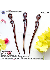 Trâm cài tóc bằng gỗ Cẩm Lai/Trắc (Đủ kiểu dáng) HH600 - phong cách cổ trang, điêu khắc sang chảnh HOT TREND cho nữ  - HAHANCO