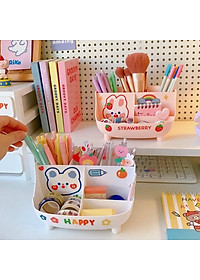 Khay 6 Ngăn Đựng Bút Tặng Kèm Sticker – GOOD DEAL – OEM – top1deal