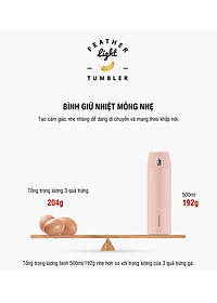 Bình Giữ Nhiệt LocknLock Featherlight One-touch Tumbler LHC3257 500ml