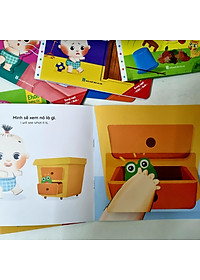 Bộ Ehon tương tác - Lật mở khám phá - Kỹ năng an toàn cho bé - Bộ gồm 10 cuốn