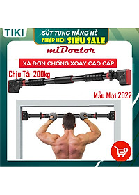 Xà Đơn Treo Tường Gắn Cửa Đa Năng Độ Dài Tùy Chỉnh Giúp Bạn Tập Gym, Tập Cơ Bụng, Cơ Vai, Cơ Xô 60-120Cm - Chính Hãng miDoctor (Màu Ngẫu Nhiên)