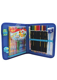 Bộ Dụng Cụ Mỹ Thuật KIT-C012 - Màu Xanh