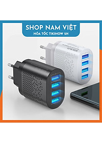 Củ Sạc USB 5V Loại Tốt 3 Cổng / 4 Cổng - Hàng Chính Hãng NAVIVU