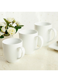 Combo 3 sản phẩm Ca LPB - Ca Long Phương Bầu sứ trắng cao cấp 