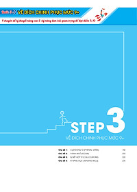 Sách 3 Step - Tiết Lộ Bí Quyết 3 Bước Đạt Điểm 8+ Tiếng Anh