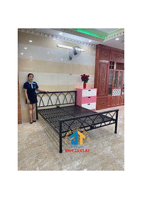 Giường sắt kiểu mới nhiều kích thước từ 1m đến 1m8