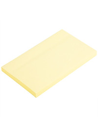 Giấy nhắn Deli, 76×126mm, 3''×5'' 100 tờ, Vàng - 1 tệp - EA00552