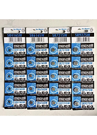 1 Vỉ 5 Viên Pin Maxell Nhật Bản Cho Đồng Hồ Đeo Tay Nhiều Kích Cỡ SR621SW / SR626SW / SR920SW / SR521SW / SR927SW / SR721SW / SR616SW / SR512SW