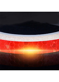 Cuộn Đề Can (Decal) Phản Quang Dán Trang Trí Viền Thân Xe Đạp, Xe Máy, Ô tô An Toàn Ban Đêm Nổi Bật (8 mét) Mai Lee