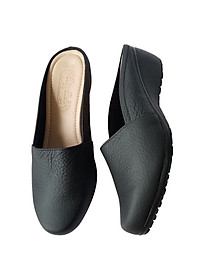 Dép Sục Nữ Da Bò Thật BIGGBEN Cao 5 phân SBN42