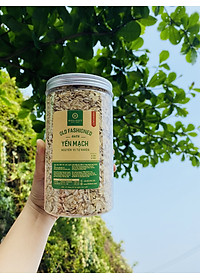 Yến mạch cán dẹt nguyên cám Úc đóng túi/ hũ 500gram thương hiệu Holinut