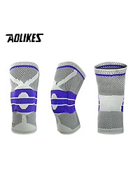 Bộ 2 Đai Bảo Vệ Đầu Gối Hỗ Trợ Khớp Gối Phục Hồi Dây Chằng Xương Khớp, Xương Bánh Chè Sport Knee Protector AOLIKES YE-7721 - Hàng Chính Hãng