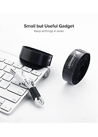 Ugreen UG60485LP124TK 5M cỡ 15mm băng dán Velcro màu đen ngang 1.5cm - HÀNG CHÍNH HÃNG