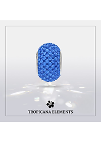 Dây Chuyền Tropicana Phối Charm Swarovski Pha Lê Đá Xanh Dương