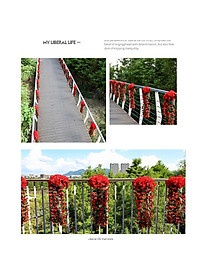 Chùm hoa giả treo tường, hoa thủy tiên giả trang trí ban công, lớp học, nhà hàng phong cách tự nhiên