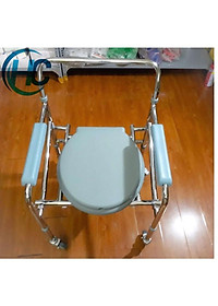 Ghế Bô Vệ Sinh Có Bánh Xe, Bô Tròn Lucass G-696 ( G696 ) (Tiêu chuẩn Mỹ)