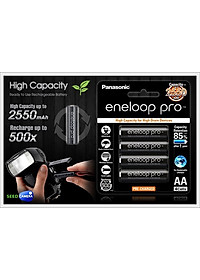 Bộ pin sạc PanaSonic Eneloop 2550 Mah (Made in Japan) - Hàng chính hãng