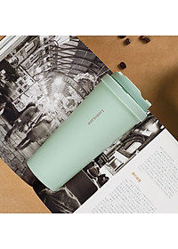 Ly Giữ Nhiệt Lock&Lock Energetic One Touch Tumbler LHC3249 (550ml) - Hàng Chính Hãng, Bằng Thép Không Gỉ Inox 316L, Nắp Mở Một Chạm, Tặng Ống Hút Và Cọ Rửa