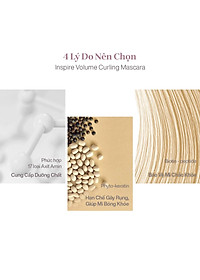 Mascara Chuốt Dày Mi Định Hình Mi Tốt Mude Inspire Volume Curling Mascara (8ml)