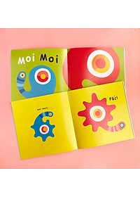 Sách Ehon Nhật Bản- Bộ Sách Ehon Moi Moi và Những Người bạn dành cho bé từ 0-2 tuổi- Bộ sách thu hút ánh nhìn của mọi bé