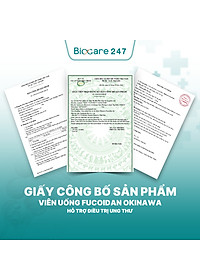 Viên Uống Kanehide Bio Fucoidan Okinawa Hộ Trợ Ức Chế Tăng Trưởng Tế Bào Ung Thư - Hộp 180 Viên