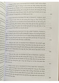 Bộ luật Tố tụng hình sự năm 2015 (Sửa đổi, bổ sung năm 2021) và các văn bản hướng dẫn thi hành