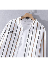 Áo Sơ Mi Nam Dài Tay Họa Tiết Sọc 621 Thời Trang Cao Cấp PONIVA Chất Vải Cao Cấp Mềm Mại Thấm Hút Mồ Hôi Tốt