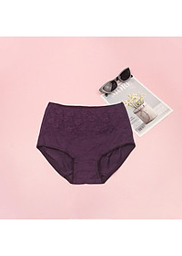 Quần Lót Nữ Cotton LUPERI LU3QL717 Phối Ren Cạp Cao Định Hình Eo Thon Gọn Chất Liệu Mềm Mịn Co Giãn Kháng Khuẩn Khử Mùi