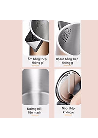 Ấm siêu tốc inox 3 lớp Mitomo ST-631 (1.7L)