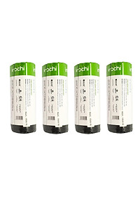  Túi Rác Tự Huỷ Inochi Có Quai Tiện Dụng 50L-Dạng Cuộn Màu Đen -Dài Hơn 20% So Với Sản Phẩm Cùng Size