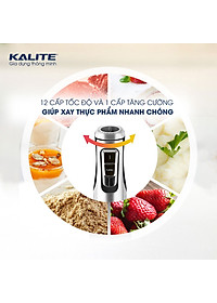Máy Sinh Tố Cầm Tay KALITE KEB4112 Châu Âu Vỏ Hợp Kim Dung Tích 1100 ML Công Suất 600 W - Hàng Chính Hãng