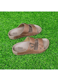 Dép nam siêu nhẹ Trường Hải 2 dây da  bò mềm siêu nhẹ DN159
