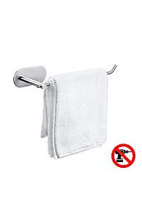 Móc treo cuộn giấy dài khăn tắm inox 304 mẫu dán Hobby home decor G10
