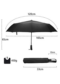 Ô tự động gấp gọn - Dù che nắng - Dù che mưa tự động - loại 10 nan - Giao màu ngẫu nhiên