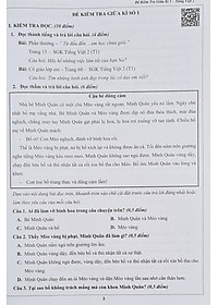 Combo Sách - Đề kiểm tra Tiếng Việt 2 học kì I + II