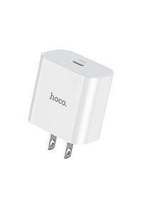 Củ Sạc Siêu Nhanh 20W PD Cho iPhone, iPad, Samsung,... - Cốc Sạc Hoco C76 Pus/C76A Plus 3.0 Siêu Nhanh Siêu Bền - HÀNG CHÍNH HÃNG