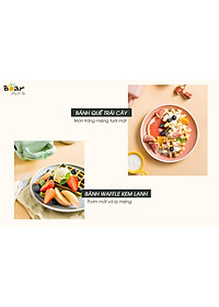Máy Nướng Bánh Mỳ, Máy Kẹp Bánh Mỳ Sandwich-Waffle BEAR DBC-C06M1 Dung Tích 0.8 Lít, Công Suất 600 W - Hàng Chính Hãng