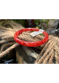 Vòng Cẩm Thạch Đỏ Tròn Ni 55 Đến 56