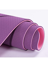 [LOẠI TỐT - HÀNG CAO CẤP] Thảm Tập Yoga 8mm, Tập Gym dộ dày 5-8mm 2 Lớp không mùi chống trơn trượt - Chính hãng dododios