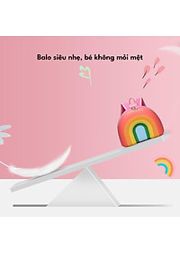 Balo Trứng Chữ U Hình Cầu Vồng, Vũ Trụ Xinh Yêu Cho Bé Mầm Non