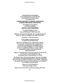 A Short History of Nearly Everything