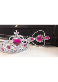 Set Phụ Kiện Vương Miện + Gậy Phép (Đũa Thần) Elsa Cho Bé Gái - HM0285