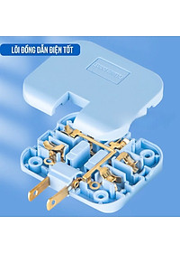 Ổ Cắm Xoay Gấp Gọn Ổ Cắm Điện Mở Rộng Xoay 180 Độ - Giao Màu Ngẫu Nhiên