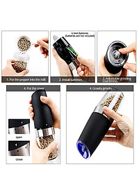 Máy xay hạt tiêu và xay gia vị sử dụng pin GB-5089